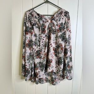 Violet + Claire Boho Long Sleeve Blouse 3X